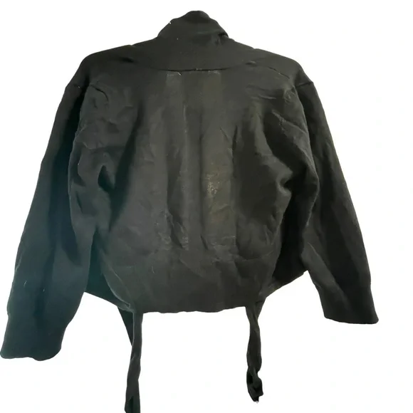 Retrology tie open front sweater size medium - Picture 8 of 16